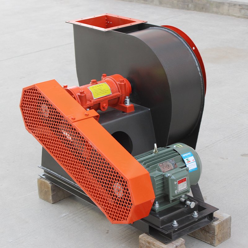 China Factory Custom AC/DC Centrifugal Fan for Industrial Cheminey Ventilation Exhaust Flow Flour Mill Dust Blower Fan