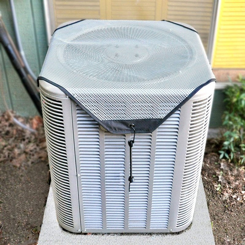 All Seasons Summer Central Air Conditioner Leaf Guard Mesh Air Conditioner Top Leaf Cover AC Units Covers Leaf Guard