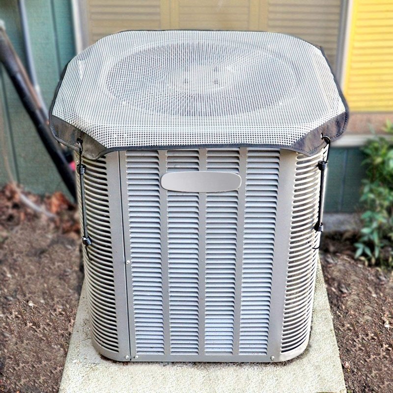 All Seasons Summer Central Air Conditioner Leaf Guard Mesh Air Conditioner Top Leaf Cover AC Units Covers Leaf Guard