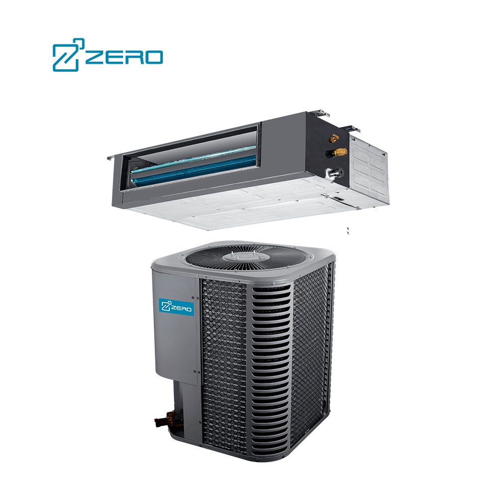 Zero Latam 13 Seer R410A On/off Inverter 60Hz Top Discharge Condenser Air Handler Unit Cooling and Heating Air Conditioner