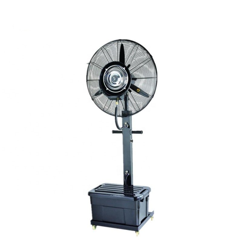 New Design Household Remote Control Spray Cooling Water Standing Fan With Humidifier for Office Mist Fan