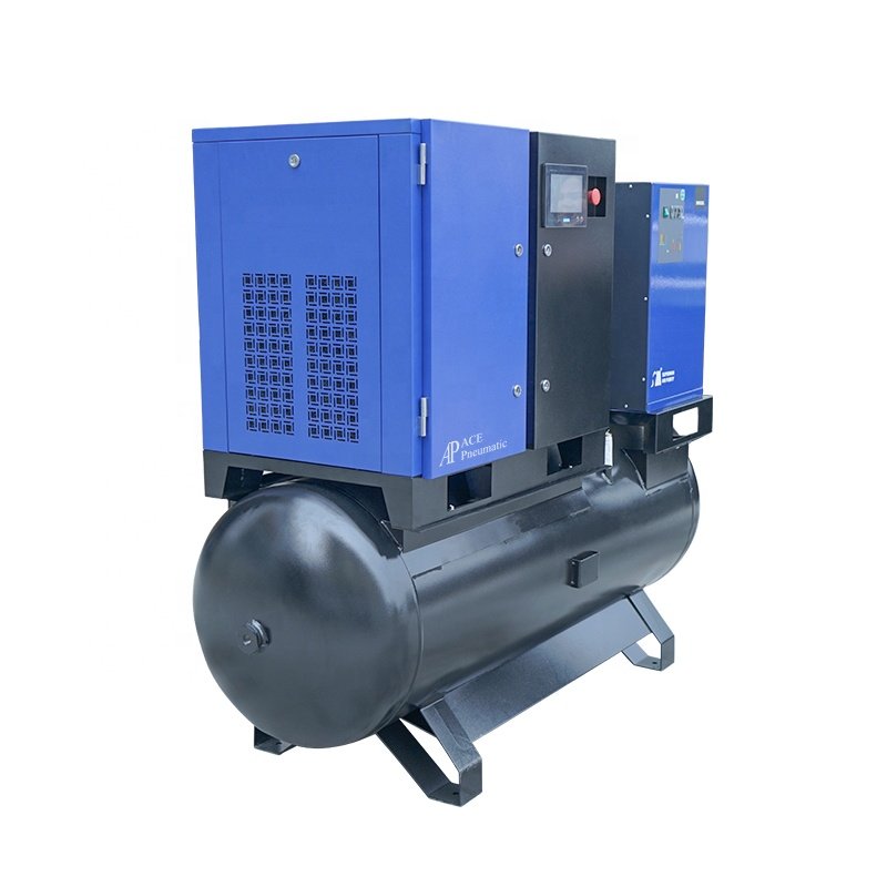 ACE Support OEM China Manufacturer Screw Air Compressor 380V 400V 415V 5.5kw-250kw 220v 5.5kw air Compressor