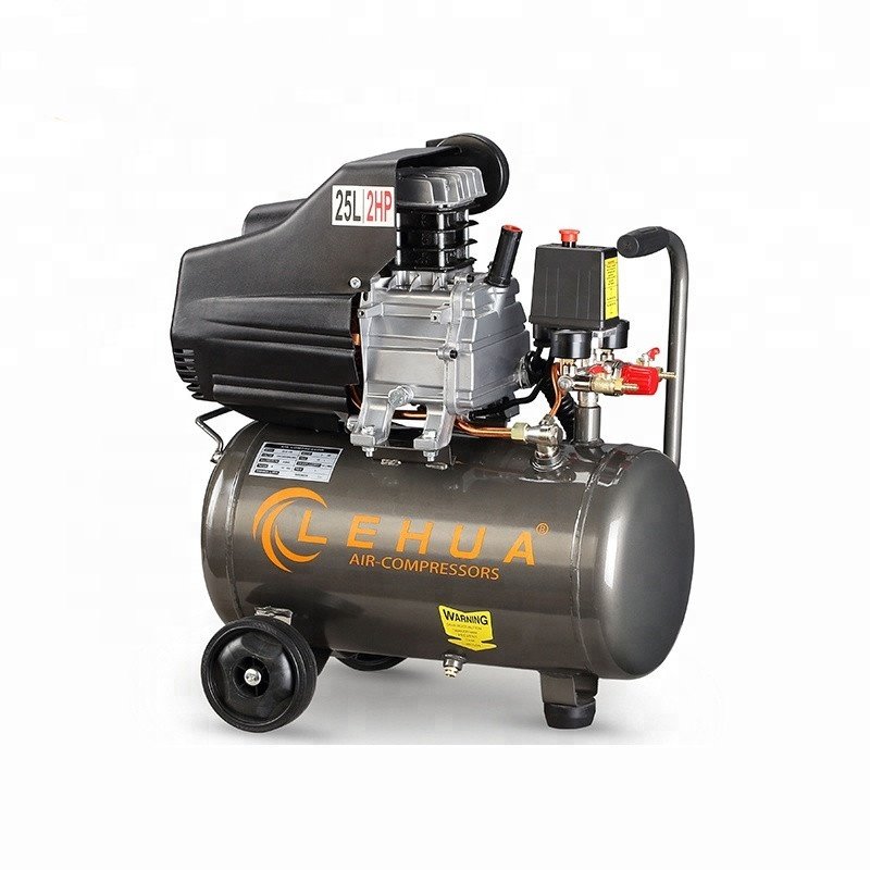 Portable Air Compressor 115PSI 8 Bar Working Pressure With Tank and Motor CE Certified for Manufacturing Plant