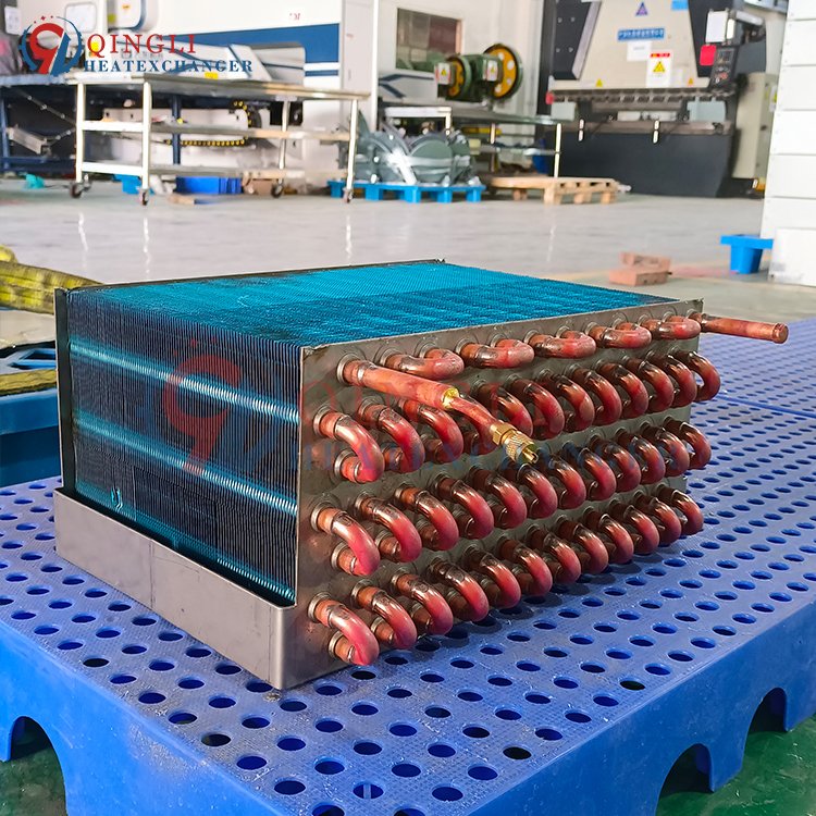 Customized Copper Tube Freon Internal Circulation Air Cooling Refrigeration Condenser Coil