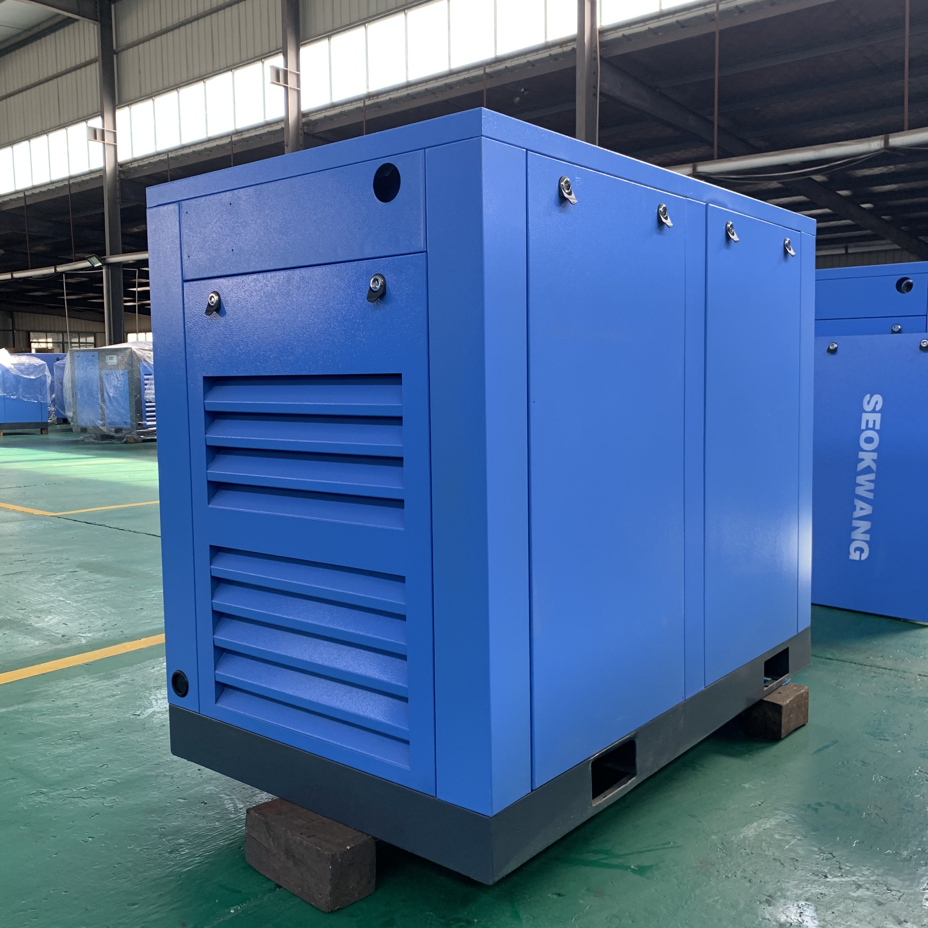 Industrial Stationary Air Cooling Ac 3 Phase Oil Lubricated 30hp 22kw Rotary Screw Pump Fix Speed Rotary Screw Air Compressor