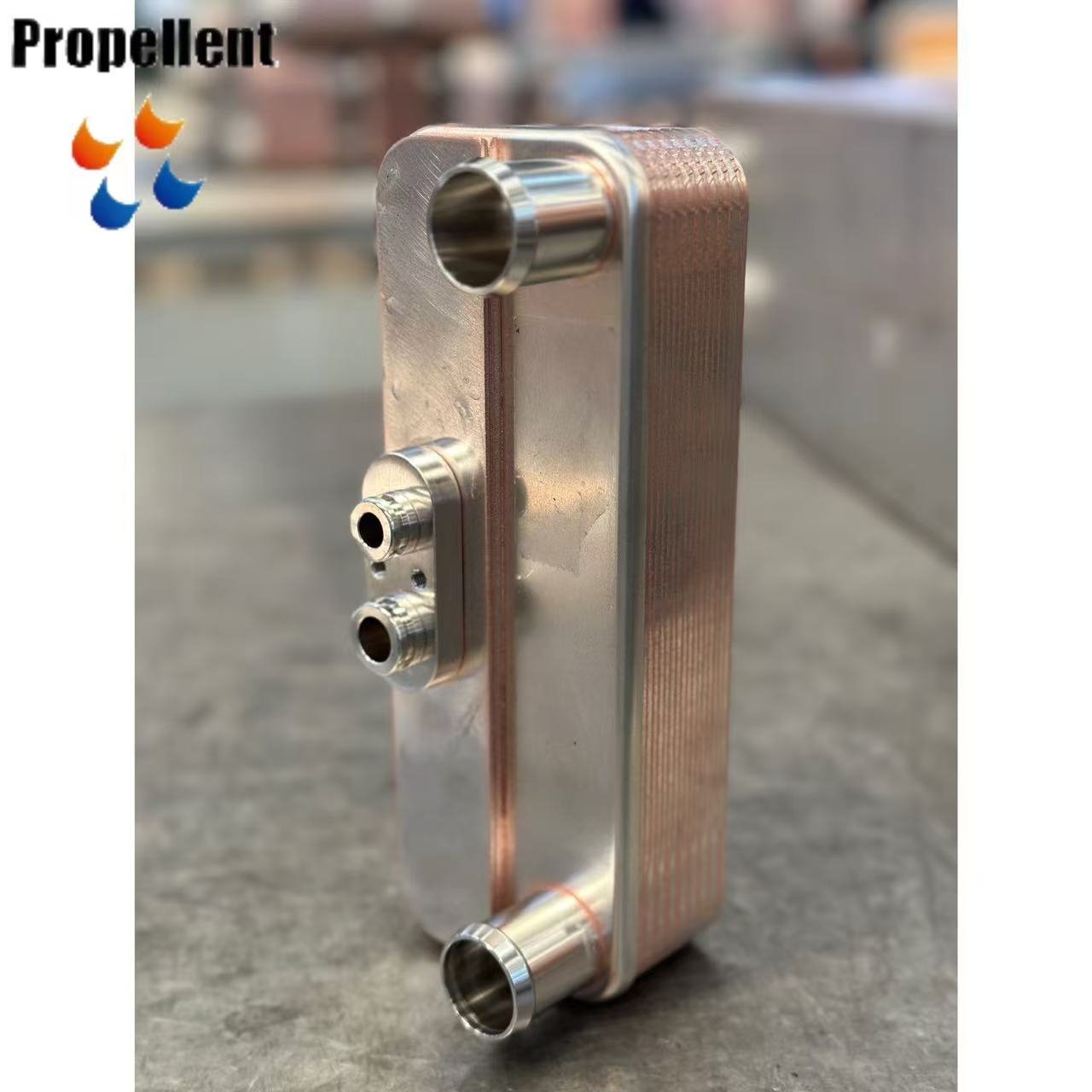 Oil Cooler copper brazed plate Heat Exchanger stainless steel heat exchanger for Diesel cooling system