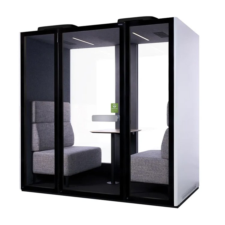 Customized Office Pods 2 to 4 Seater Office Phone Booth D POD (2200 X 1250 2280mm) Bulk Buy Soundproof Video Conference Pod