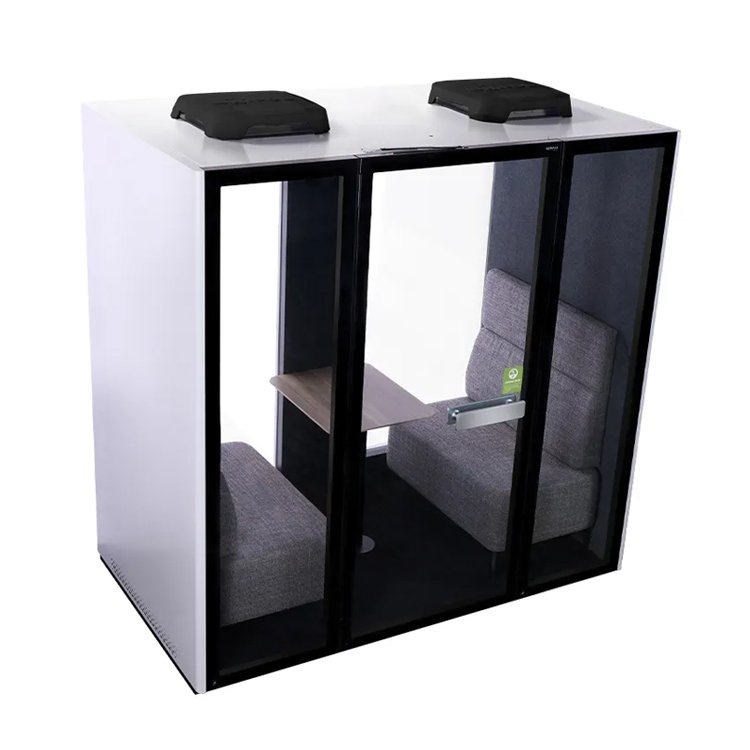 Customized Office Pods 2 to 4 Seater Office Phone Booth D POD (2200 X 1250 2280mm) Bulk Buy Soundproof Video Conference Pod