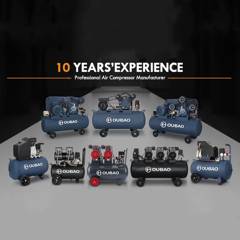 OUBAO High Quality 24L 750W Quiet Oil Free Air Compressor for Sale