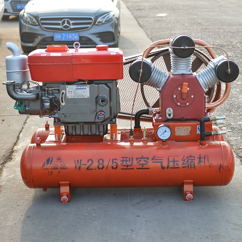 Kaishan Air-compressor Mining Used Diesel Air Compressors Portable Diesel Water Pump High Pressure Air Pump with Rock Drill 15kw