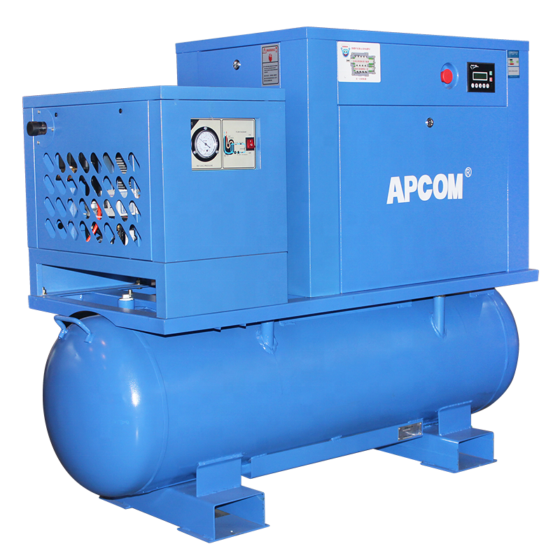 APCOM High Pressure All in One Laser Cutting Screw air Compressor 16 20 bar for Laser Cutting Machine Metal