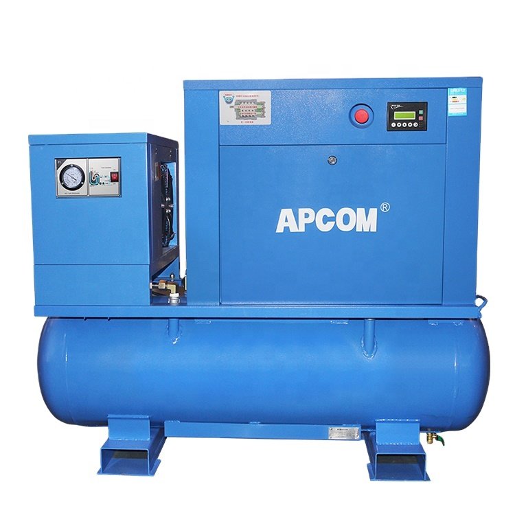 APCOM High Pressure All in One Laser Cutting Screw air Compressor 16 20 bar for Laser Cutting Machine Metal