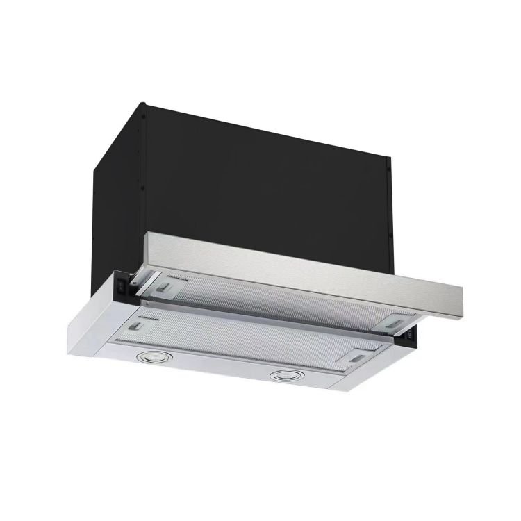 Kitchen Appliance Cooker Chimney Hood Range Pull Out Air Suction Home Built in Extractor Range Hood Stainless Steel Under Cabine