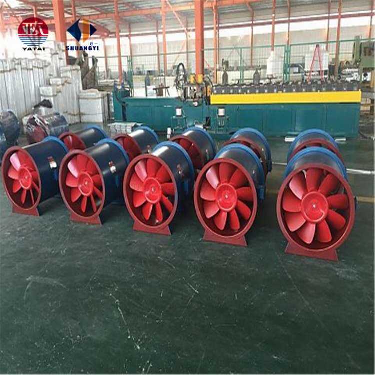 Axial Flow Fans Manufacture Large air Volume Smoke Exhaust Blower FRP / GRP Anti-corrosion Blower PP Plastic Ventilator