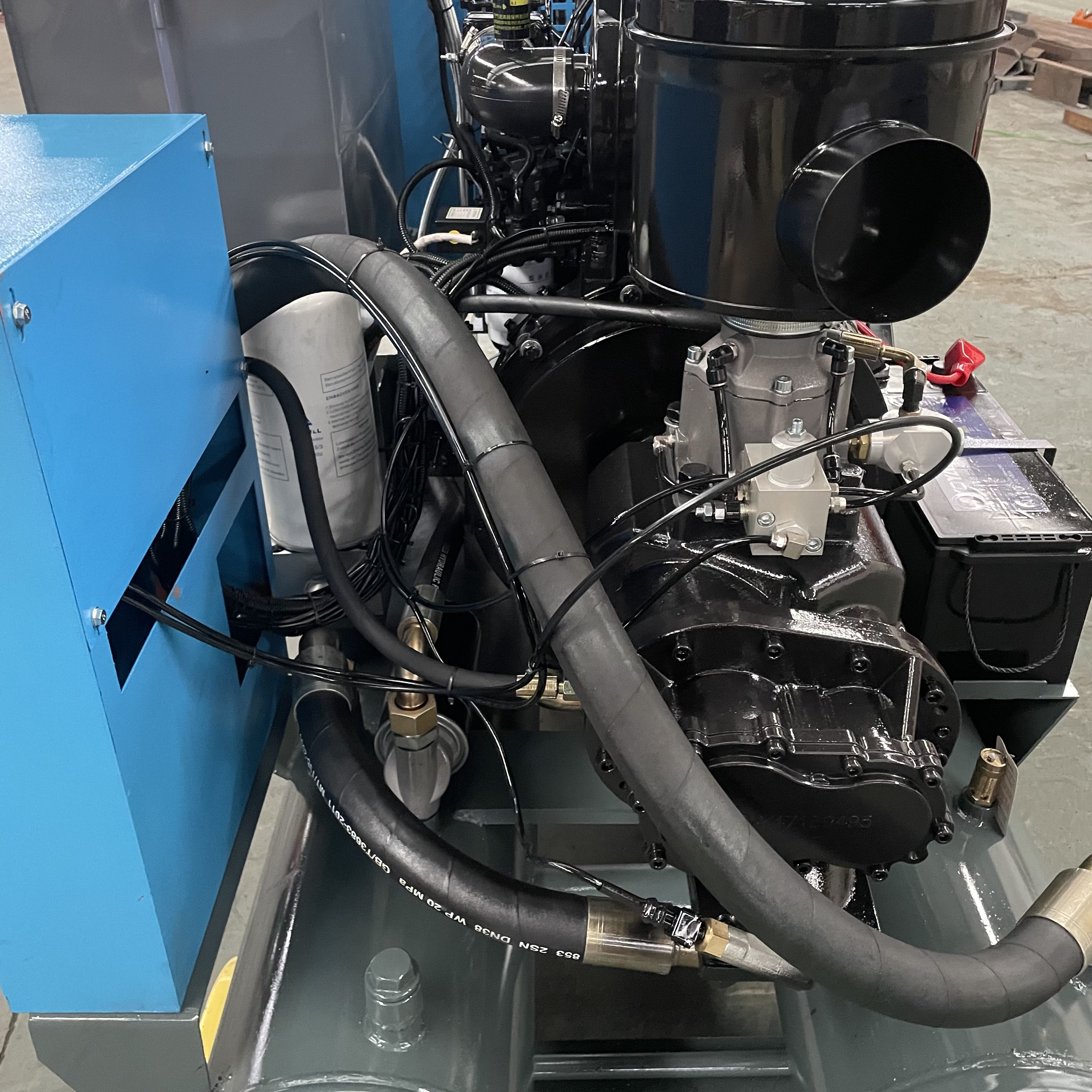 Cheapest 7 bar 185 Cfm 200cfm Mine Used Portable Diesel Engine 8 bar Screw Stationary Air Compressor Without Cover
