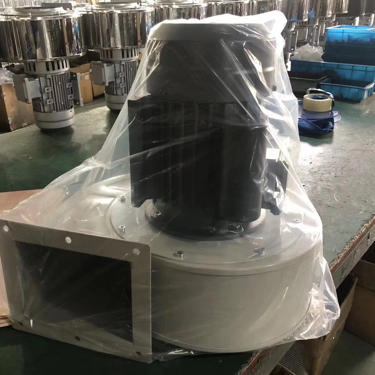 JEEK High Power Full Metal DF2.5-1 1.5KW 2800rpm Single Phrase Heavy Duty Industrial Centrifugal air Blower Fan Industrial