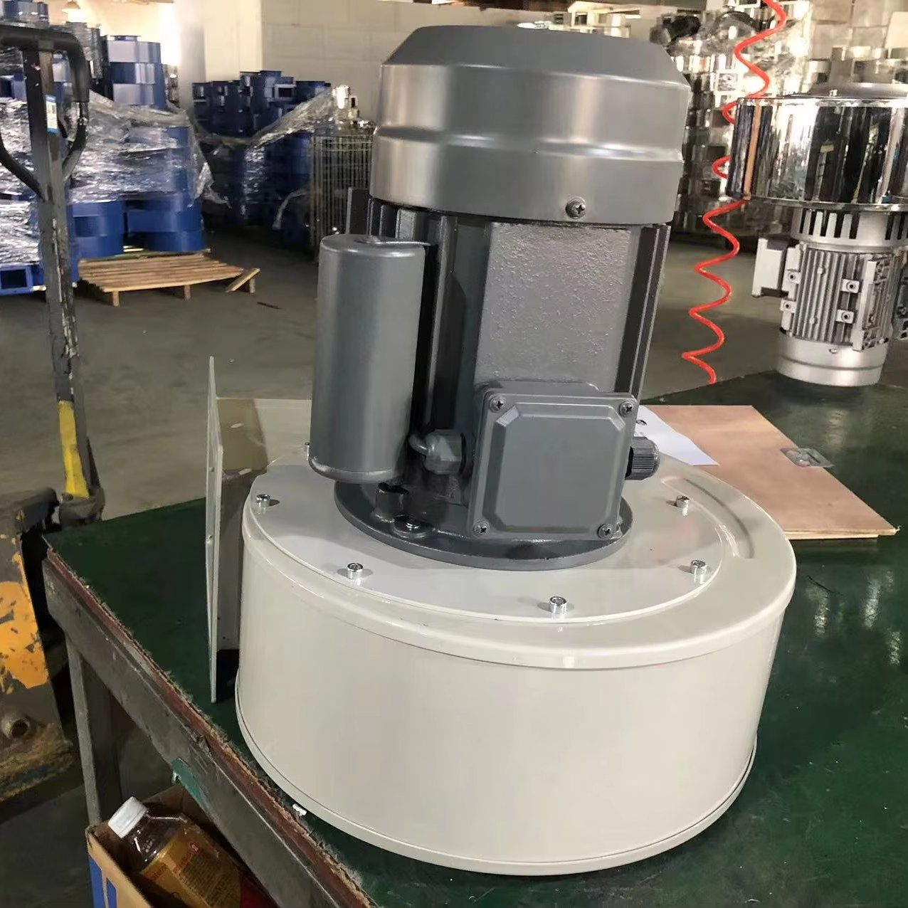 JEEK High Power Full Metal DF2.5-1 1.5KW 2800rpm Single Phrase Heavy Duty Industrial Centrifugal air Blower Fan Industrial