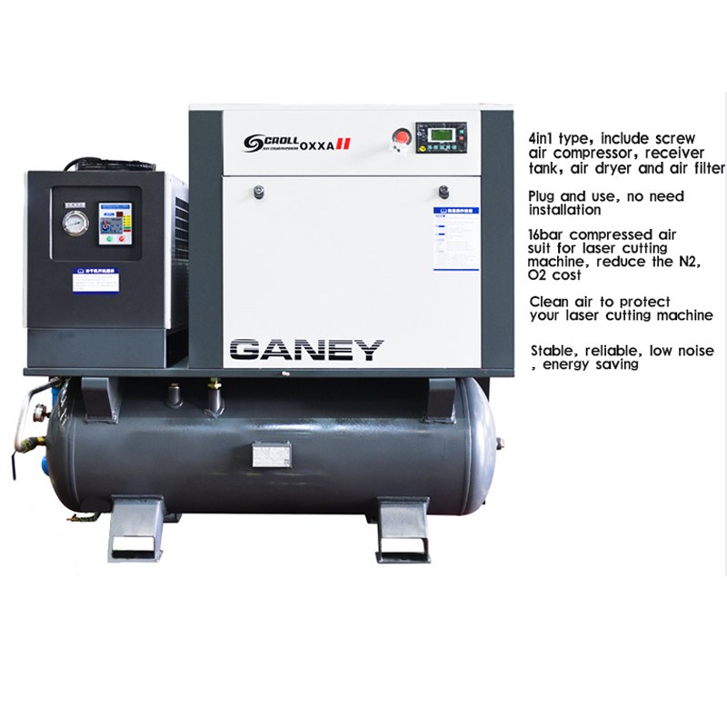 Air Compressors Industrial 10 HP 7.5 KW Combined Rotary Screw Air Compressor for Sandblasting
