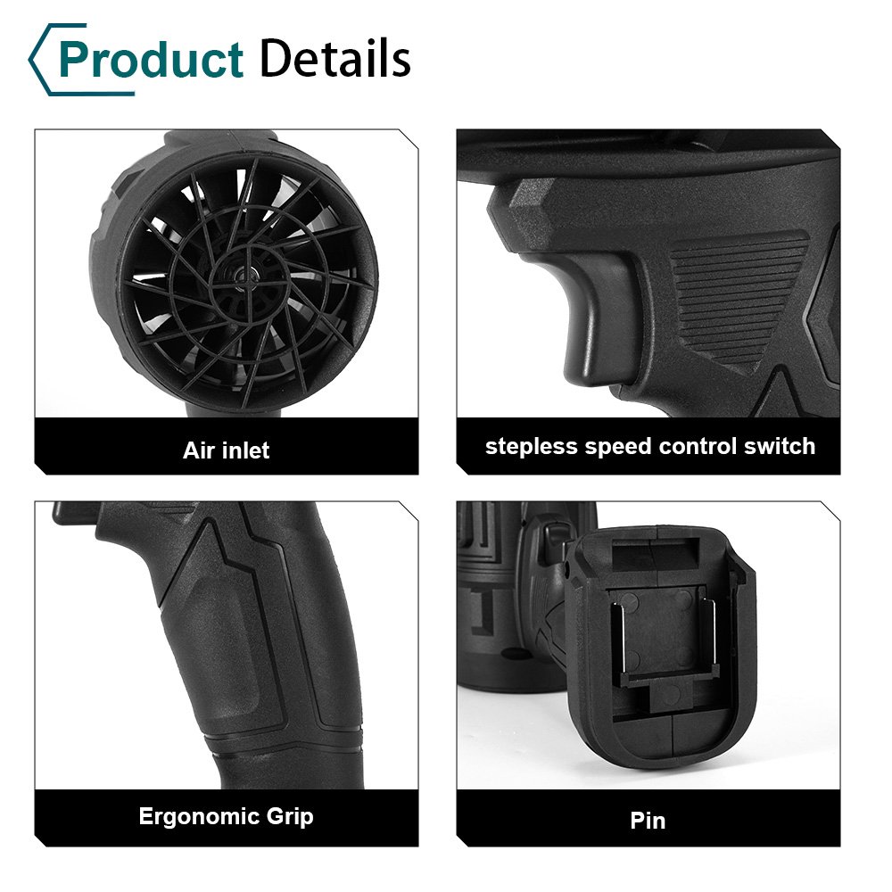 Compressed Air Blower Handheld Jet Dry Blower Fan Cleaner,Upgraded Adjustable Wind Speed Portable Dust Cleaner for Drying