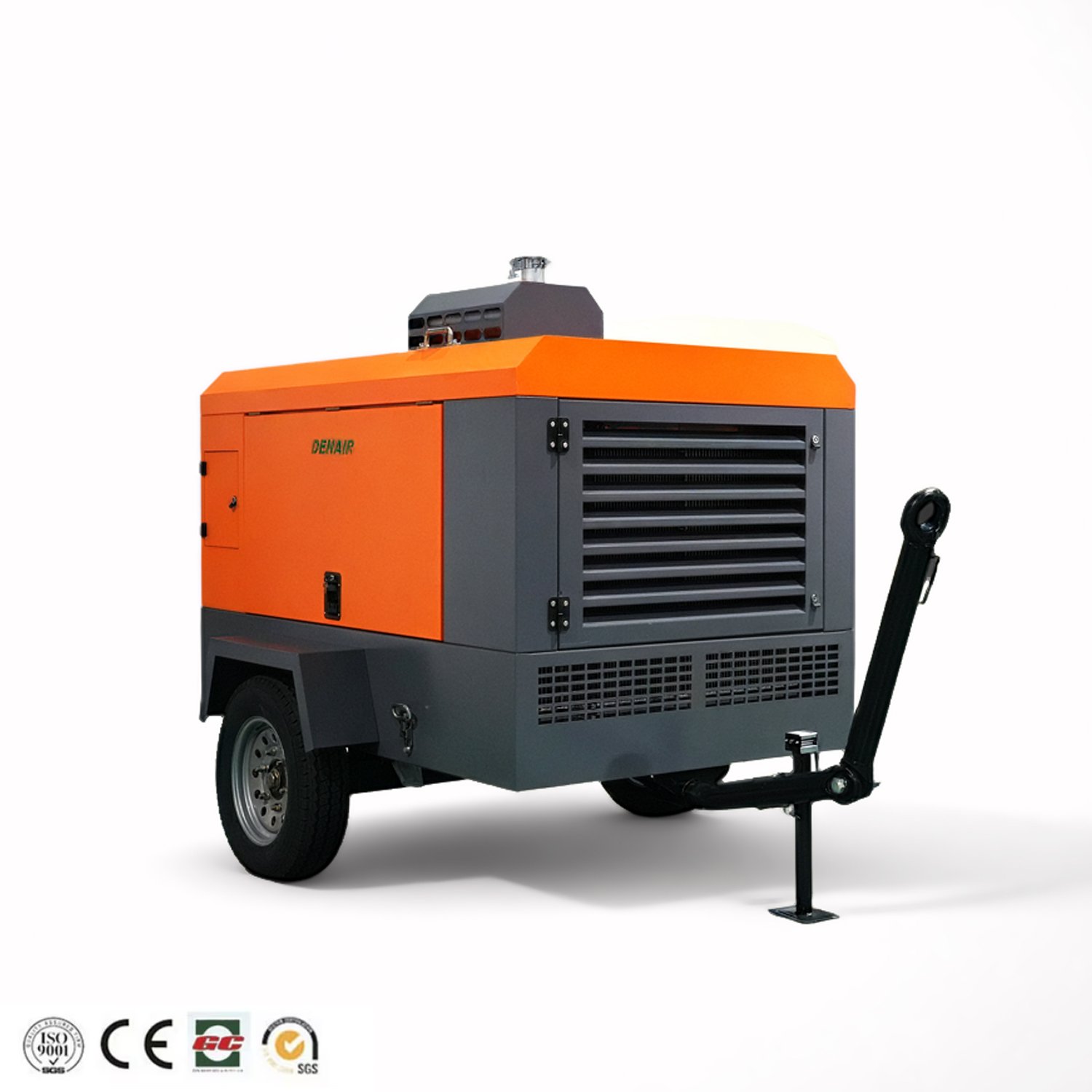10Bar 400CFM Best Diesel Portable Air Compressor Brand