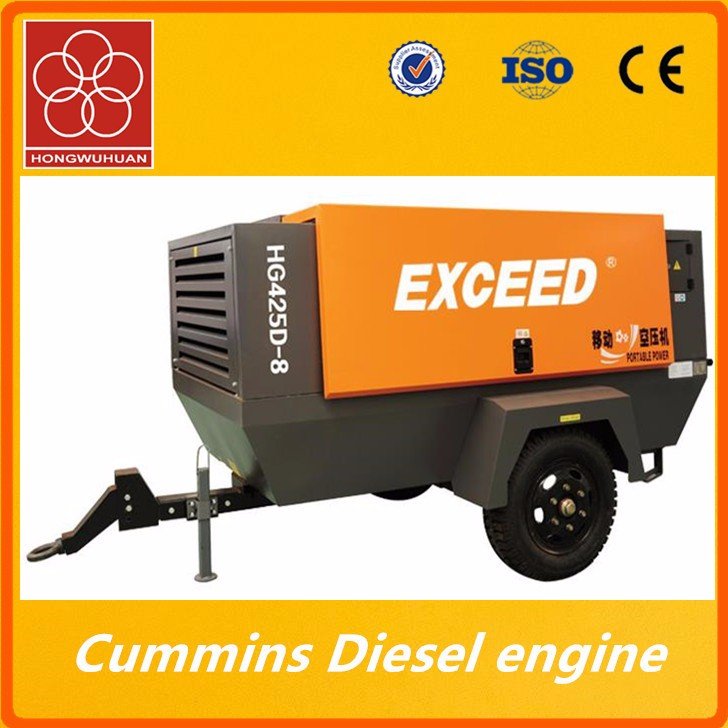 Screw diesel Compressor Oil Free air Compressor 240 Cfm 37kw