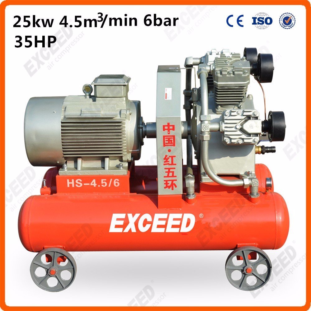 Screw diesel Compressor Oil Free air Compressor 240 Cfm 37kw