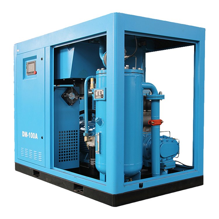Customized logo 30KW 10bar 1330*830*1265 mm Rotary Air Compressors for Air Cooling