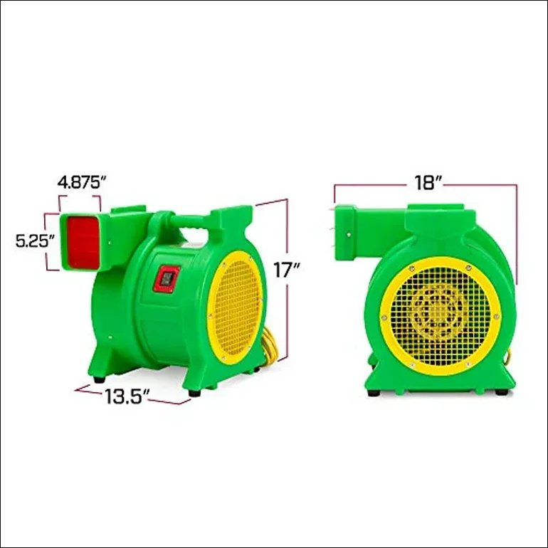 2000CFM Car Spray Booth Inflatable Paint Baking Booth Tent Ventilation Extractor Fans Inflatable Air Blower Fan Blowing Machine