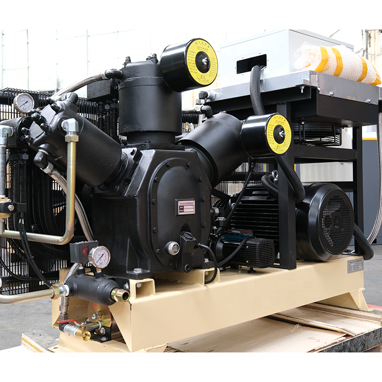 AIRHORSE 11KW 15KW 18.5KW 22KW Booster and High Pressure 30bar 40bar Piston Air Compressor for Bottle Blowing and Laser Cutting