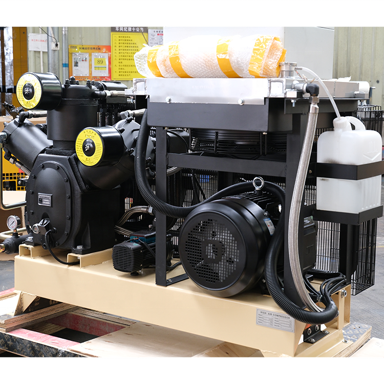 AIRHORSE 11KW 15KW 18.5KW 22KW Booster and High Pressure 30bar 40bar Piston Air Compressor for Bottle Blowing and Laser Cutting