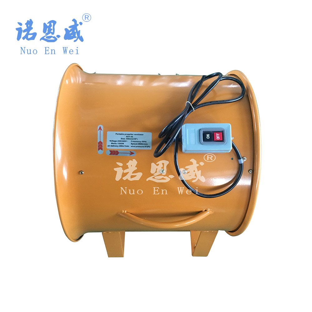 14inch 350mm Portable Ventilation Fans Exhaust Vacuum Blower 220V Industrial Portable Blower Fan