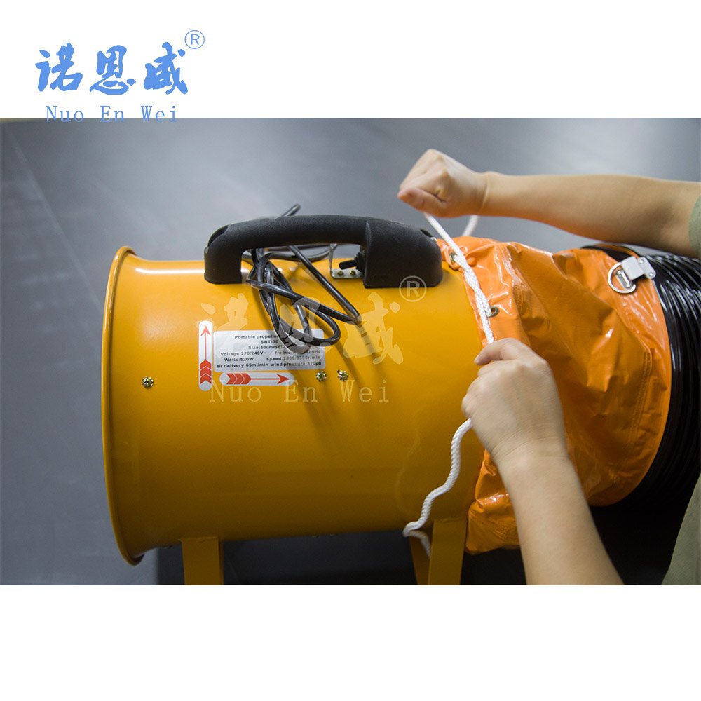 14inch 350mm Portable Ventilation Fans Exhaust Vacuum Blower 220V Industrial Portable Blower Fan
