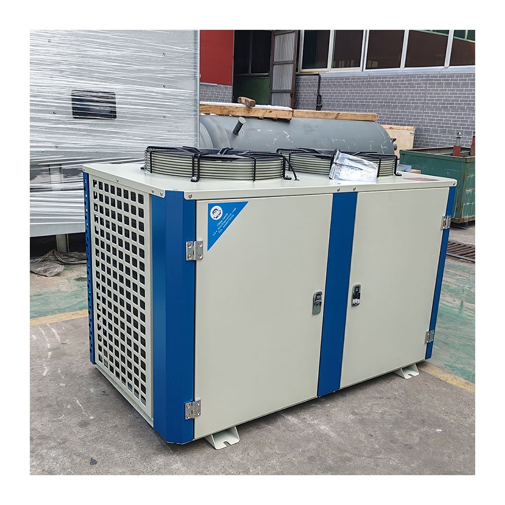 Chinese FNU Type Condenser Industrial Piston air Parallel Refrigeration Compressor Condensing Unit