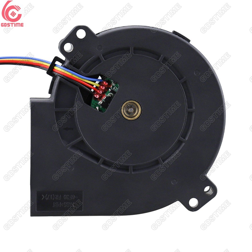 2000-7000RPM High Speed Big Airflow Strong Air Flow Wind DC Brushless Small Squirrel Cage Turbo Blower Fan 9733 97x94x33mm