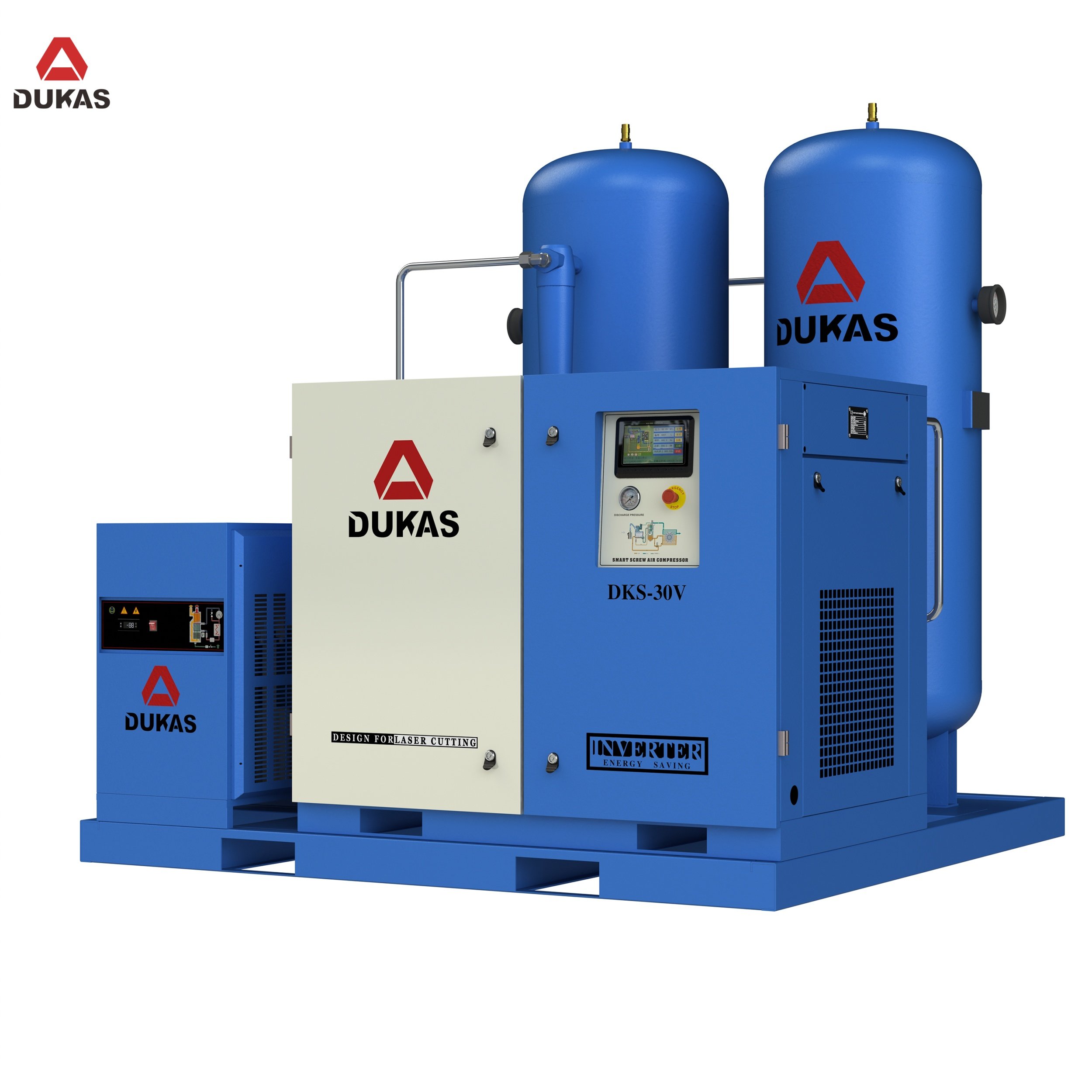 Compact Structure, Save Space Laser Cutting air Compressor Brand New 380V 16bar