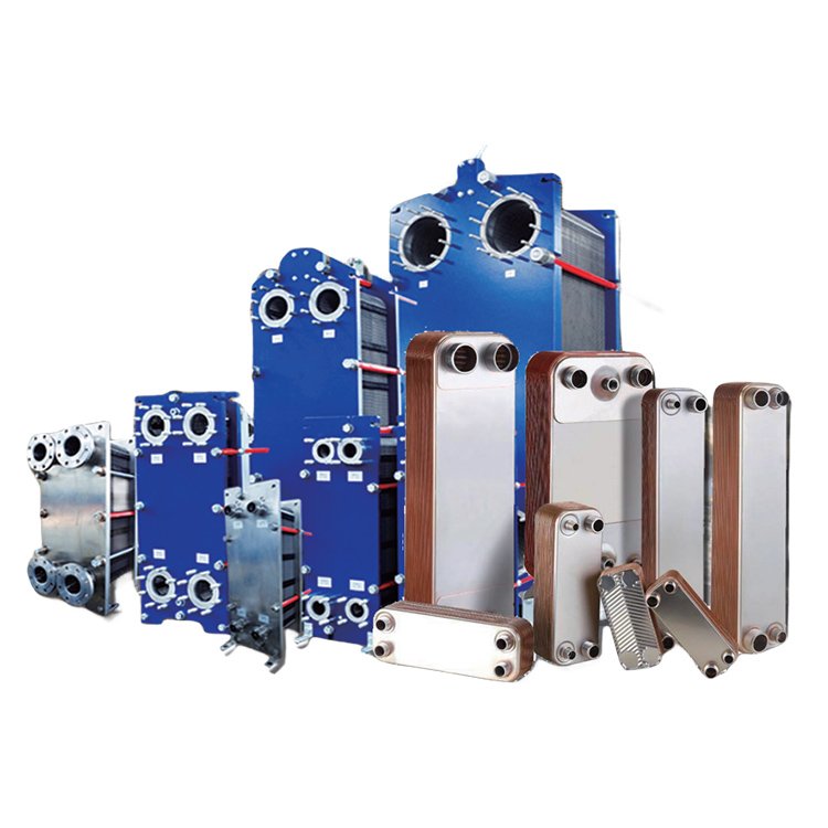 527*120 Braze R32/R290 Water Stainless Steel 304/316L Plate Heat Pump Condenser Refrigeration Unit Plate Heat Exchanger
