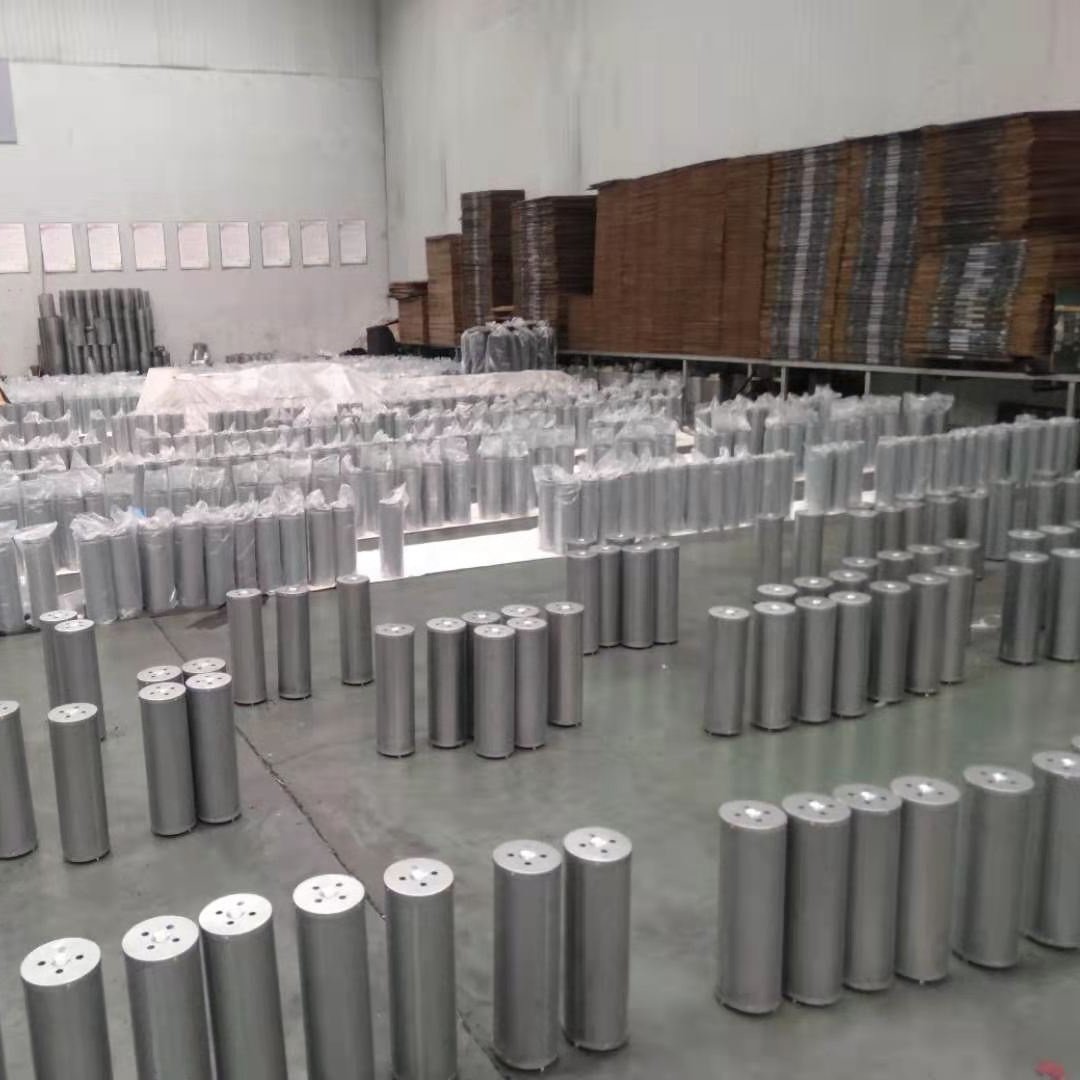 HVAC Commercial air Purification Cylinder Carbon Filter 145mm X 450mm air Canister Cylinder