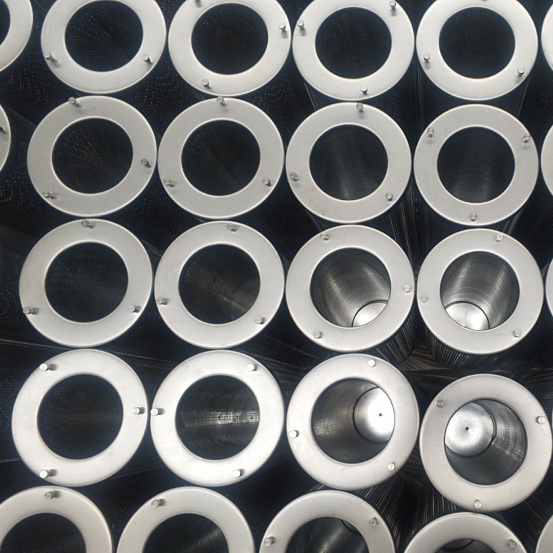 HVAC Commercial air Purification Cylinder Carbon Filter 145mm X 450mm air Canister Cylinder