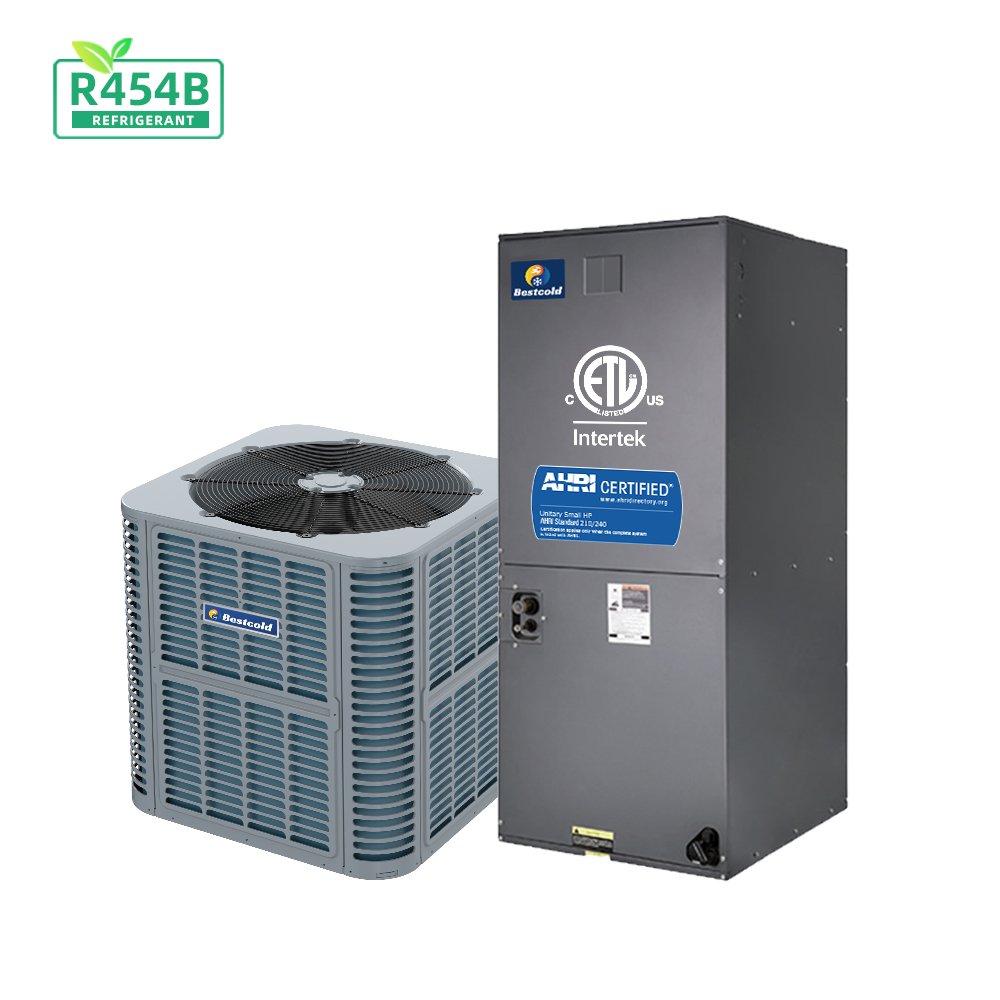 R454B 18 Seer 2 TON 3 TON 4 TON 5 TON Duct Type Air Handler Manufacturer Air Conditioners Indoor AC Condenser Unit Air Handler