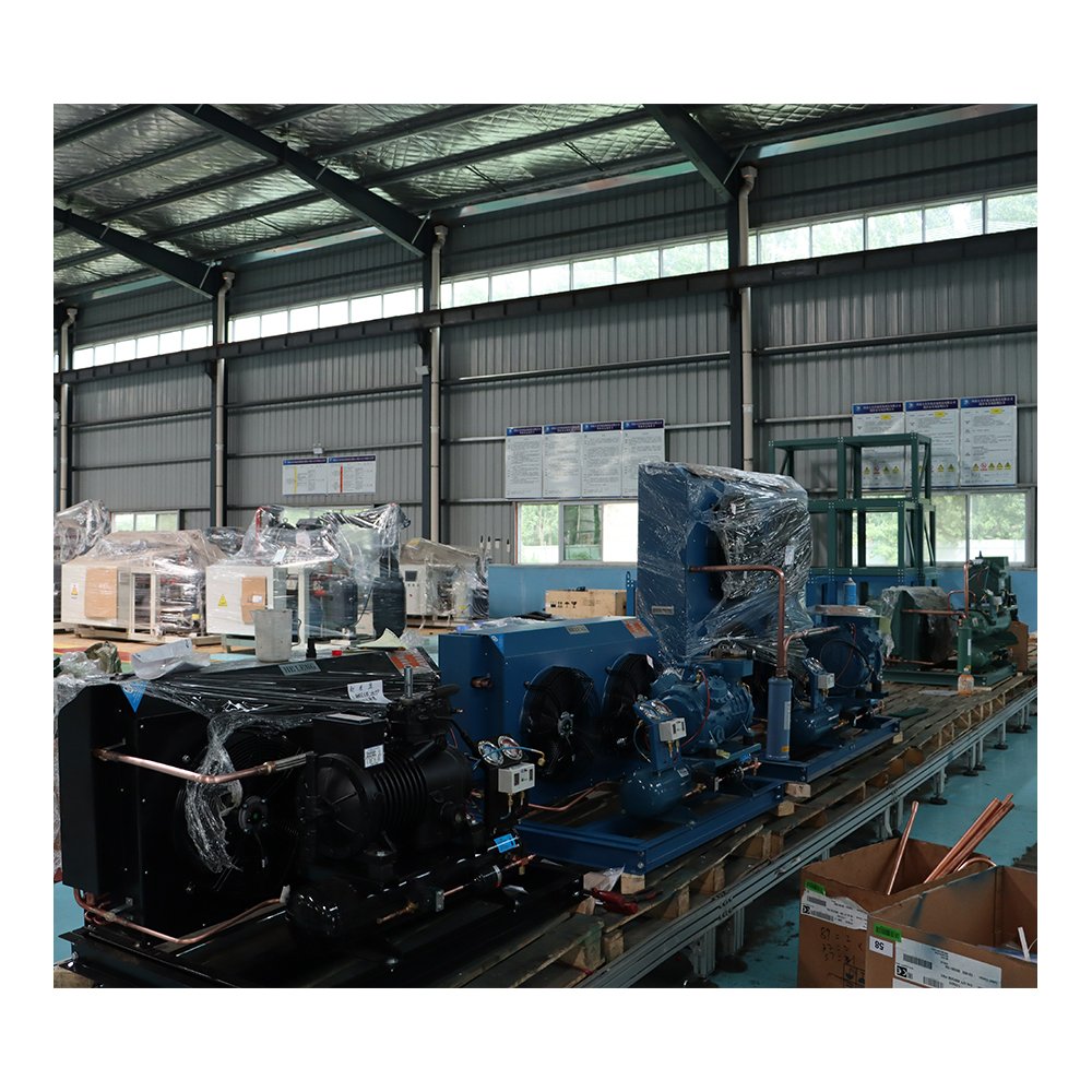 Ammonia Refrigeration System Condensing Units Integral Unit 20p Piston Low Temperature Series Refrigeration Equipment