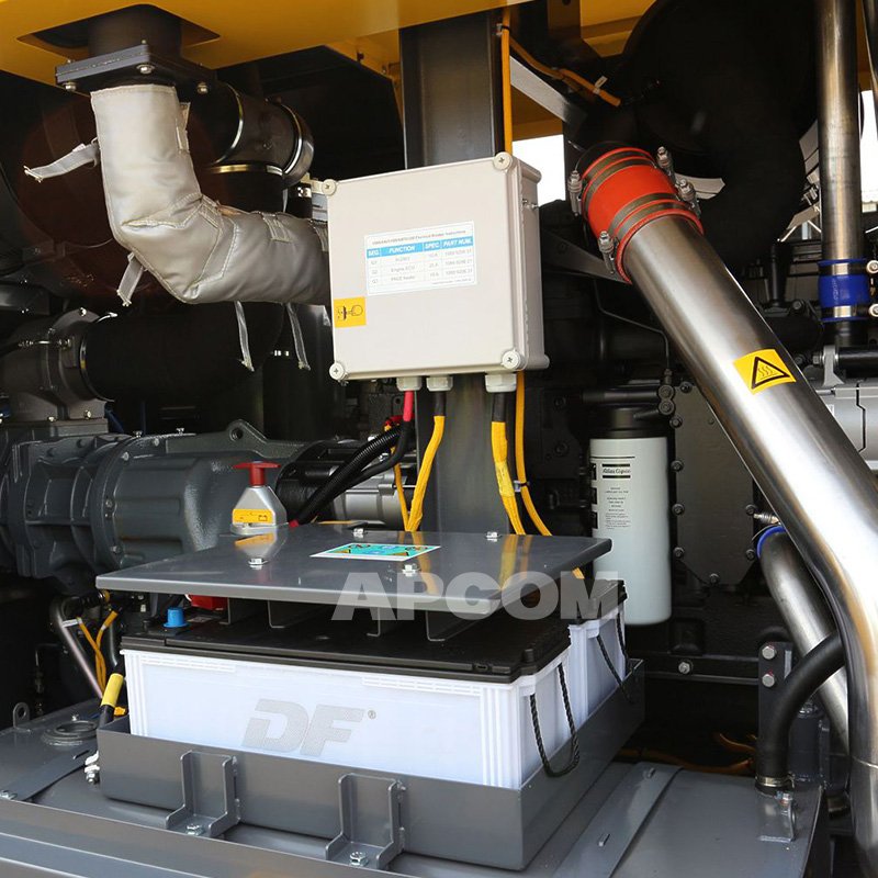 Atlas V900 Copco Diesel Mobile Air Compressor 25bar 360psi Atlas 800cfm 900cfm Atlascopco High Pressure