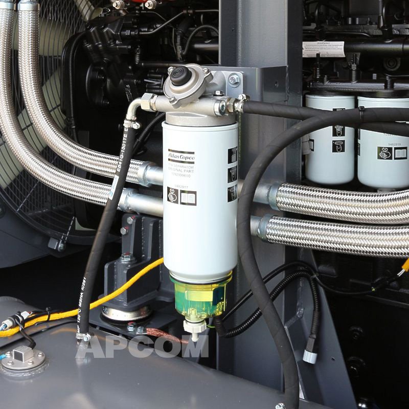 Atlas V900 Copco Diesel Mobile Air Compressor 25bar 360psi Atlas 800cfm 900cfm Atlascopco High Pressure