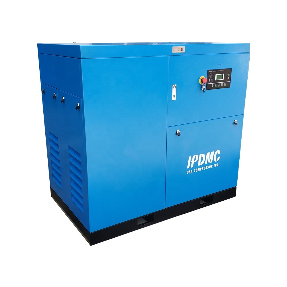 HPDMC Industrial Screw Air Compressor Electric 20HP (15kW) 8Bar | CE & ISO Certified | Energy-Saving Heavy Duty