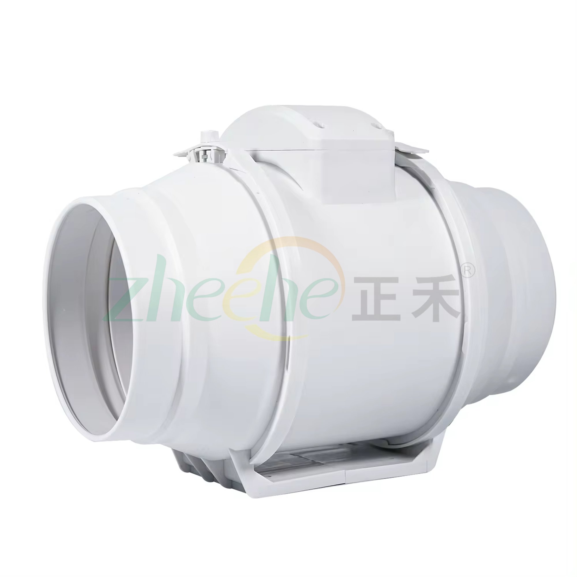 100mm Mixed Flow Fan 220V 25W Energy Conservation Two Speed Silent Fan Household Hotel Catering In-line Duct Fans
