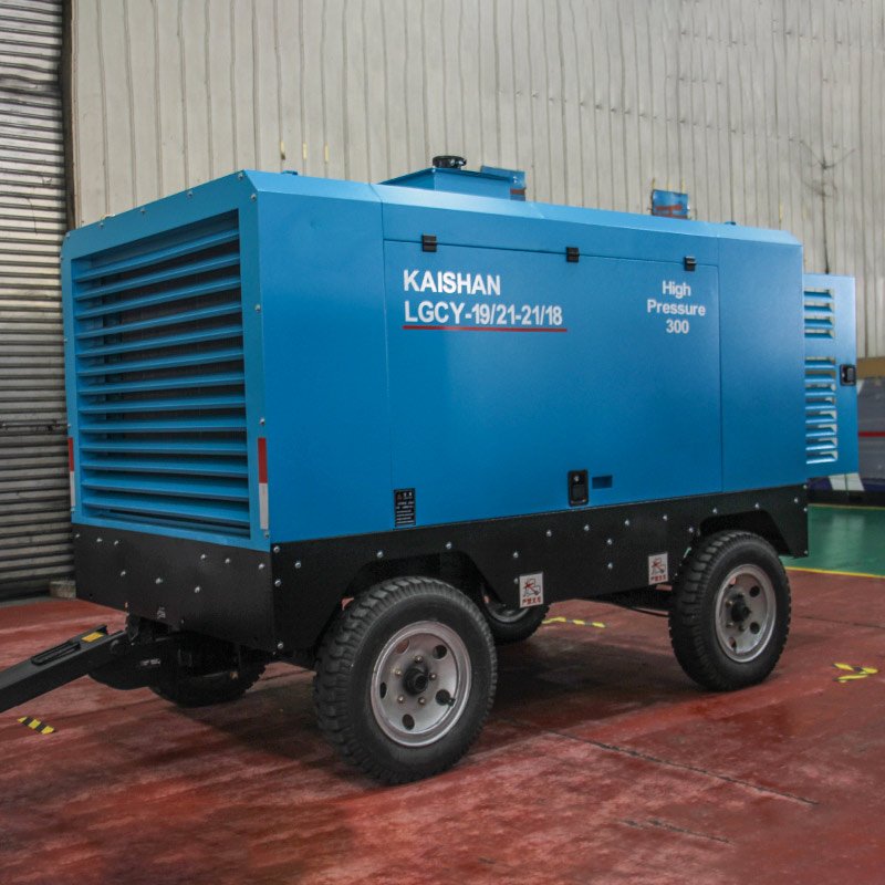 LGCY-19/21-21/18 Kaishan Portable diesel Screw air Compressor for Drilling Rig