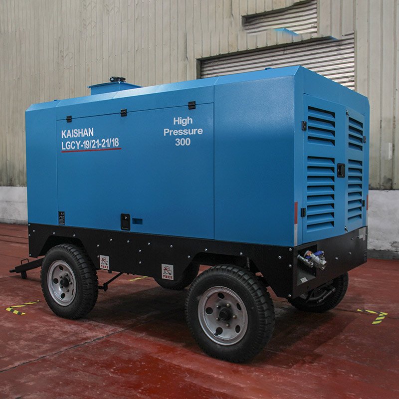 LGCY-19/21-21/18 Kaishan Portable diesel Screw air Compressor for Drilling Rig