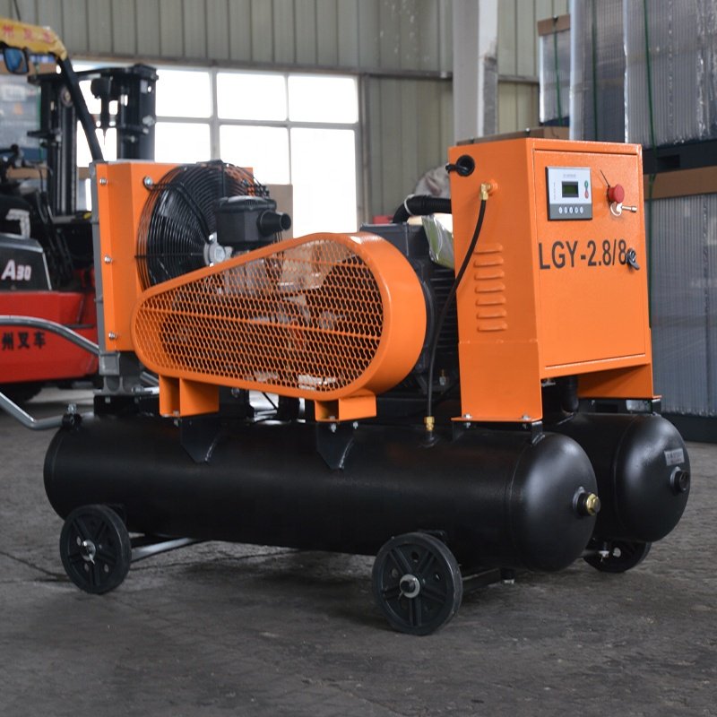 Kaishan 30kw Portable Screw Mobile High Quality Lgy Series Air Compressor for Mining Machine