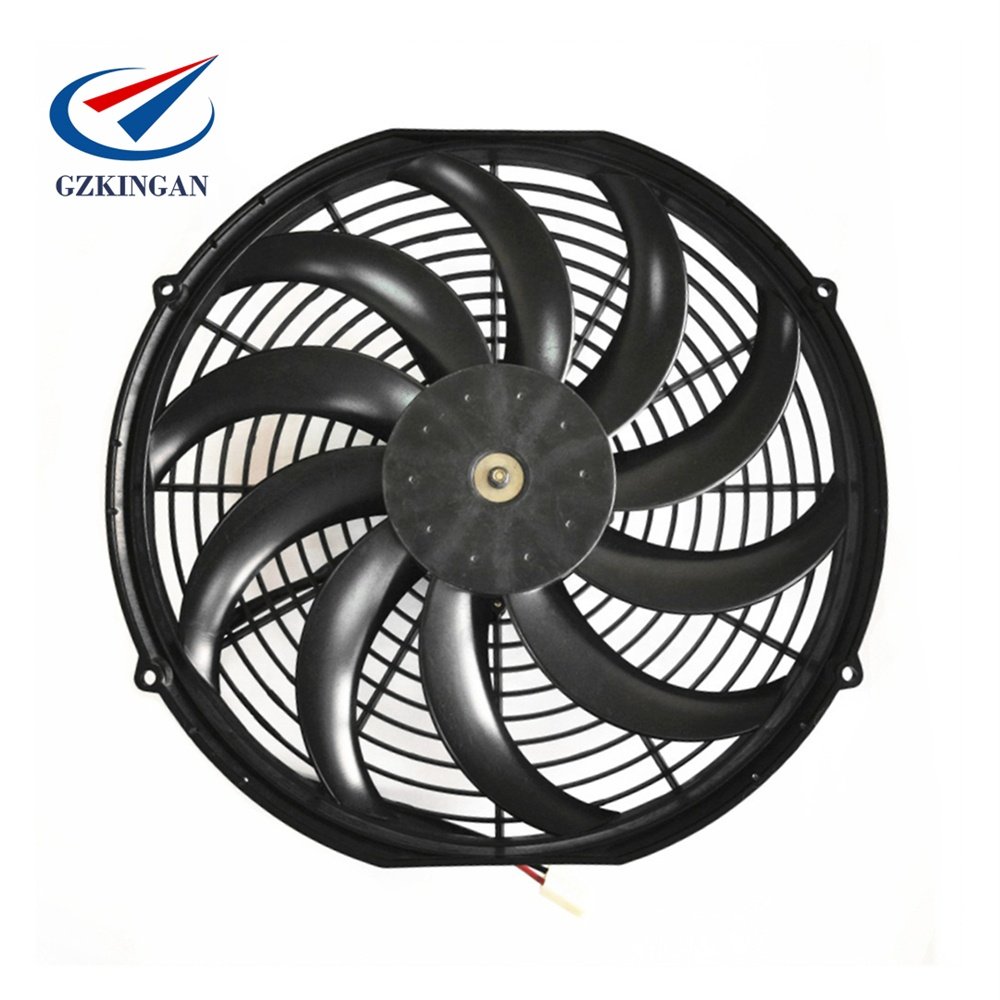12 Volt DC Bus air Conditioner Fan 12 Inch Condenser Motor Fan Refrigerator Truck Car Fan