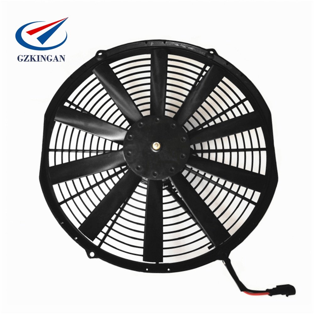 12 Volt DC Bus air Conditioner Fan 12 Inch Condenser Motor Fan Refrigerator Truck Car Fan