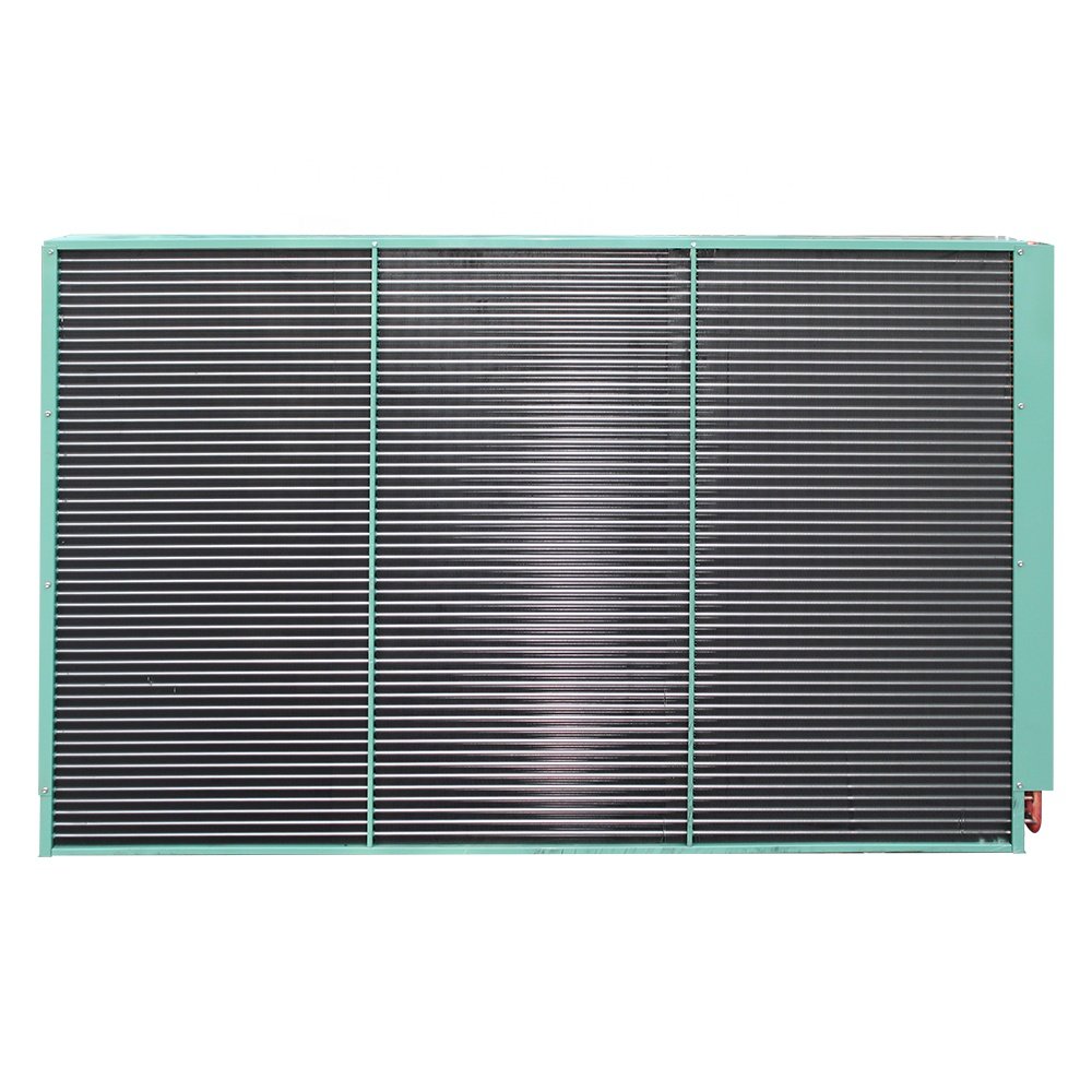 6-Fan Air-Cooled Green Shell Condenser New Heat Exchange Part Cold Room Refrigeration Fin Cold Room Condenser